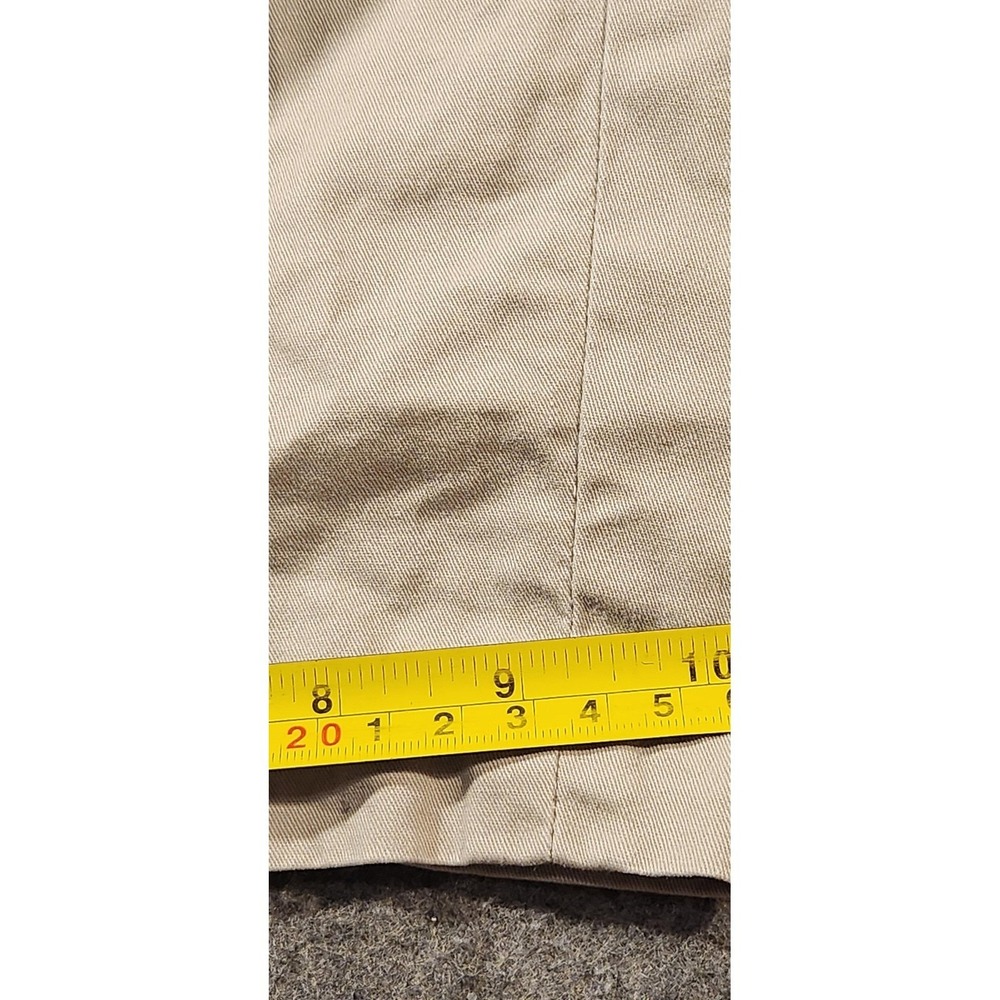 AllSaints Shorts Mens 32 Beige Chino Button Fly Flat‎ Front Summer Casual - Picture 7 of 10